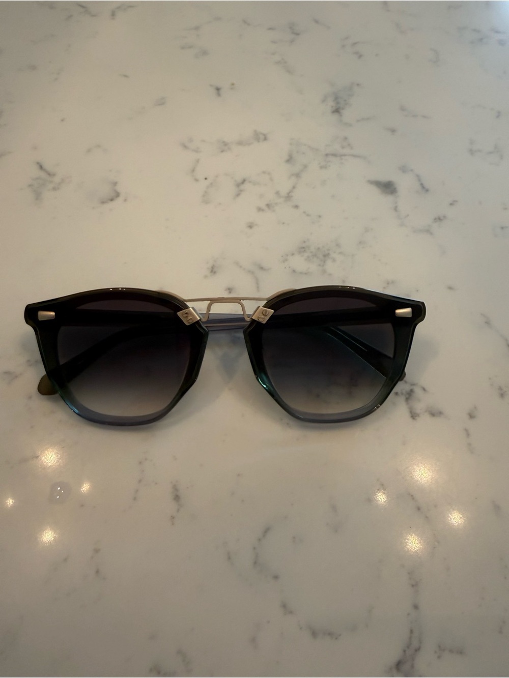 Krewe Beau Nylon sunglasses green